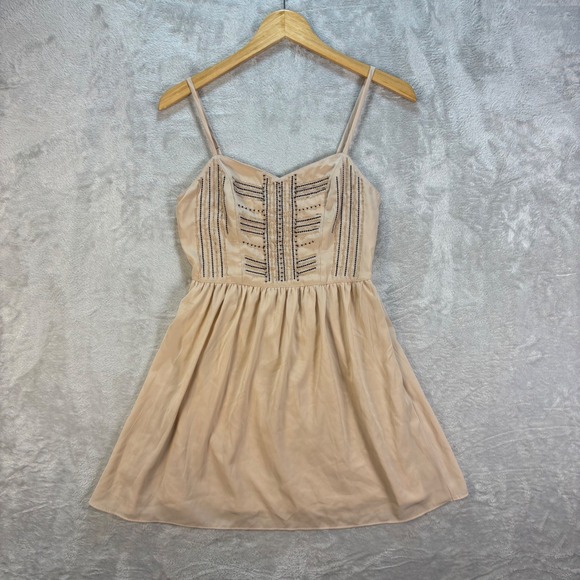 American Eagle Outfitters Dress Sleeveless Beaded Detail‎ Casual Woman's Size 0 - Picture 1 of 10